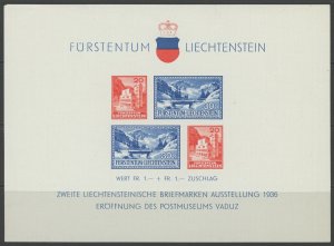 Liechtenstein B14 ** mint NH but 10 mm tear at top (2401 448)