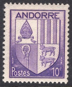 ANDORRA-FRENCH SCOTT 78