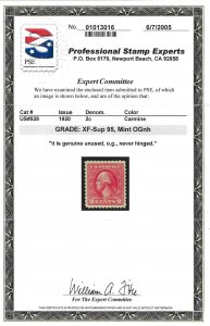 Scott #528 - $200.00 – XF/Sup-OG-NH – PSE cert graded XF-Sup-95 - Top Quality!!