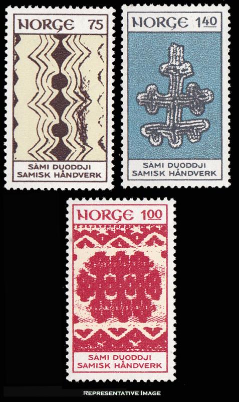 Norway Scott 623-625 Mint never hinged.