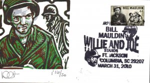 #4445 Bill Mauldin Curtis FDC