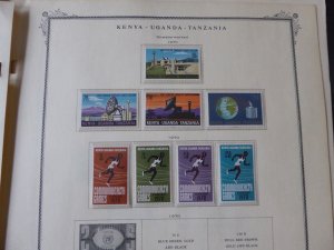 Kenya and KUT 1921-1969 Stamp Collection on Scott Specialty Album Pages