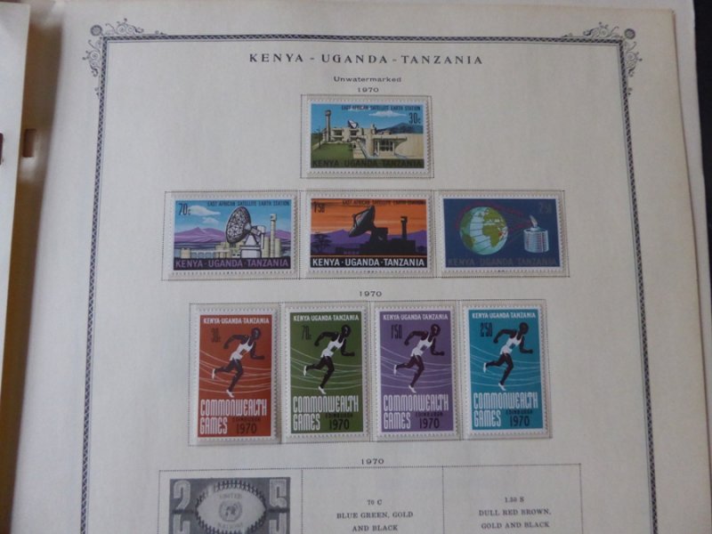 Kenya and KUT 1921-1969 Stamp Collection on Scott Specialty Album Pages