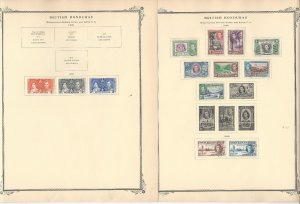 British Honduras 1865-1953 on 11 Scott Specialty Pages