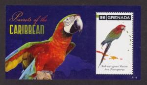 Grenada Sc# 3817 MNH Parrots of the Caribbean (S/S)