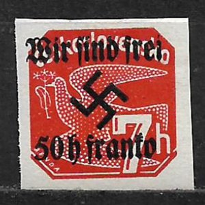 COLLECTION LOT OF MI # 22 SUDETENLAND RUMBERG MNH CV= 1100 EUROS