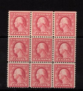 USA #505 Mint Fine - Very Fine Never Hinged Error Block Of Nine