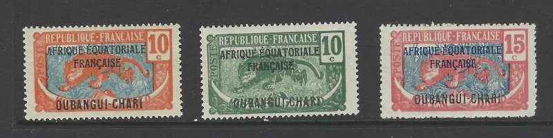 VEGAS - French Ubangi-Shari Small Lot - MH, OG - DO16