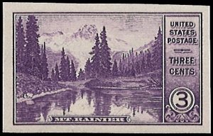 756-765 Types of National Parks Issue Imperf mint-nh f-vf