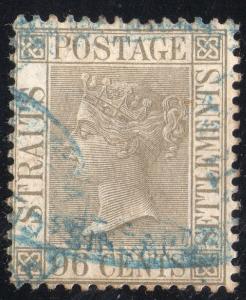 STRAITS SETTLEMENTS SC #18 (SG 19)  USED  