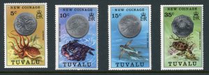 Tuvalu 19-22 MNH 1976 Coinage