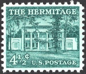 SC#1037 4½¢ The Hermitage Single (1959) MNH