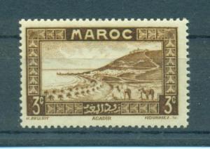 French Morocco sc# 126 (2) mh cat value $.25