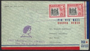 FIJI - USA 1941 FIRST TRANSPACIFIC  FLIGHT COVER