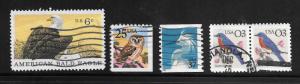 #Z487 Used Birds 10 Cent Lot . No per item S/H fees