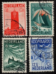 Netherlands Scott B62-B65 Used.