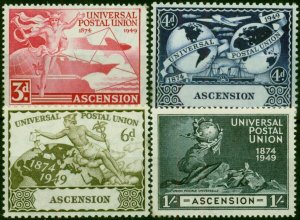 Ascension 1949 UPU Set of 4 SG52-55 Fine LMM