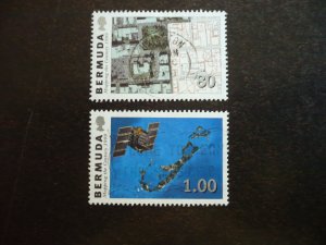 Stamps - Bermuda - Scott# 781-782 - Used Part Set of 2 Stamps