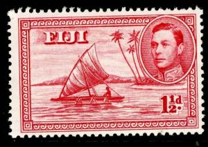 FIJI SG251, 1½d carmine, LH MINT. CAT £15.