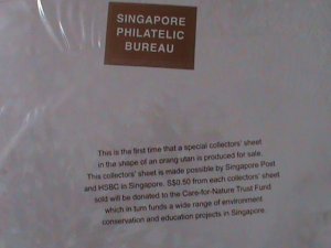 ​SINGAPORE-SC#893 SPECIAL COLLECTOR'S SHEET WITH STAMPS-MNH VF LAST ONE