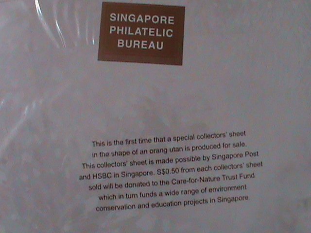 ​SINGAPORE-SC#893 SPECIAL COLLECTOR'S SHEET WITH STAMPS-MNH VF LAST ONE