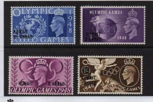 Kuwait 1948 SG76-9 Olympic Games set of 4 unmounted mint