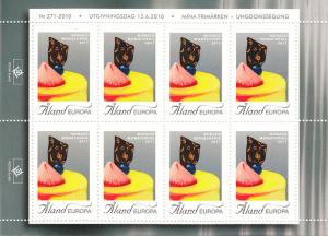 Aland 2011 Complete set of 12 Exhibition Stamps for Stamp Show Cities - sheets