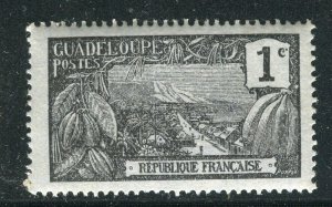 FRENCH GUADELOUPE; 1905 early Pictorial issue MINT MNH unmounted 1c.