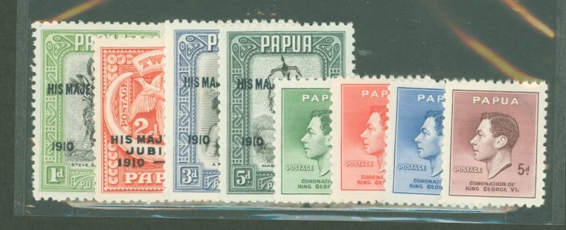 Papua New Guinea #114-121