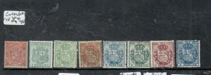 CUBA TELEGRAPH STAMPS 10 DIFFERENT  MOG         P0403H