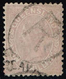 Australia-Queensland #70 Queen Victoria; Used (11.00)