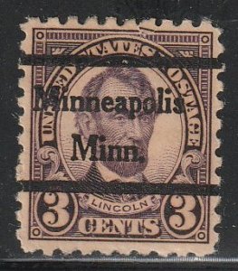 Precancel - Minneapolis, MN - PSS 584-44 Bureau Issue