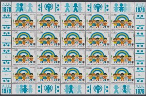 84-85 United Nations Geneva 1979 Year of the Child Sheets MNH