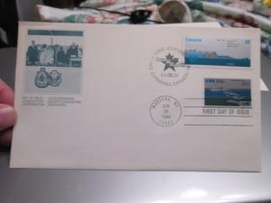 Canada #1015 joint issue FDC