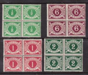 Ireland #J1 - #J4 Mint Block Set