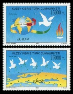 1995 Turkish Cyprus 395-396 Europa Cept 4,00 €