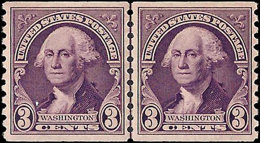 721 Mint,OG,NH... Line Pair... SCV $13.00