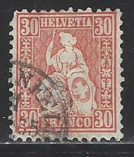 Switzerland Scott # 46, used