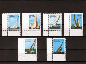 St.Vincent Grenadines1988 America's Cup Yachts Set(6)Sc579/4