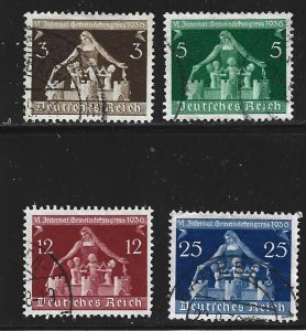 Germany Scott 473-476 Used Complete set Municipalities stamps 2018 CV $2.30