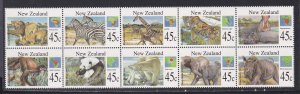 New Zealand # 1236a, Wild Animals Around the Globe, NH, 1/2 Cat.