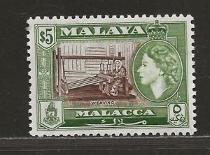 MALAYA - MALACCA  SC# 55   FVF/MNH