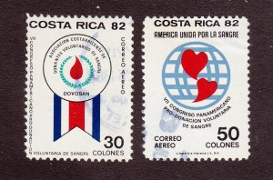 Costa Rica Scott #C896-C897 Used