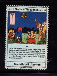 German - JH Nobis & Thiessen Needle Factory, Wizard Series #3 Stick Pin, MH