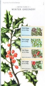 2014 P&G17 Post & go british flora III Winter Greenery pack UNMOUNTED MINT