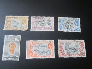 Nigeria 1953 Sc 83-86,89-90 FU