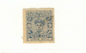 COCHIN -INDIA FEUDATORY STATE 85 USED BIN $0.50