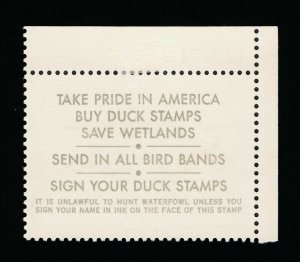 AFFORDABLE GENUINE SCOTT #RW54 VF MINT OG H 1987 FEDERAL DUCK STAMP PLATE 178171