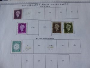 Netherlands and Colonies 1913-1914 Stamp Collection on Album Pages​