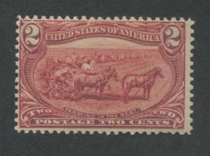 1898 US Stamps #286 2c Mint Never Hinged F/VF Catalogue Value $65